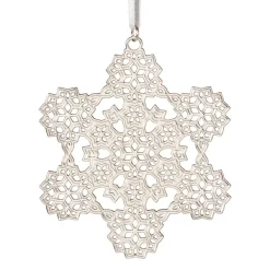 2024 Sterling Silver Star and Snowflake Ornament Set*The Met Store Hot