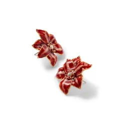 Amaryllis Stud Earrings*The Met Store Cheap