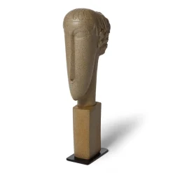 Amedeo Modigliani: Green Tête Sculpture*The Met Store Store