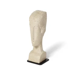 Amedeo Modigliani: Medium Stone Tête Sculpture*The Met Store Hot
