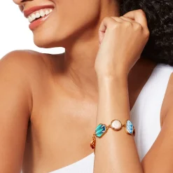 Ancient Mixed Motifs Glass Bracelet*The Met Store Store