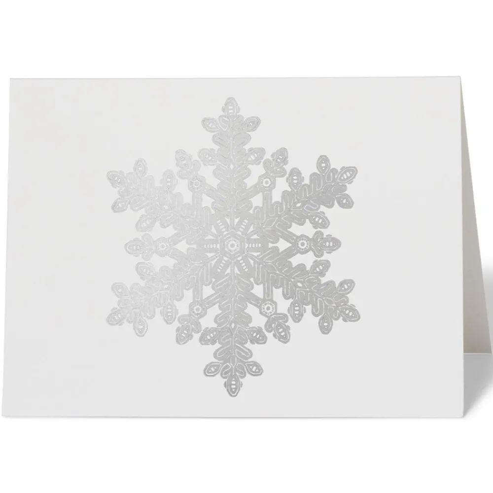 Bentley: Snow Crystal Fine Holiday Cards with Lined Envelopes and Foil Seals*The Met Store Fashion
