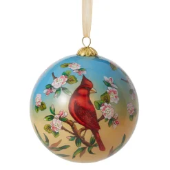 Birds of America Hand-Painted Glass Ornament Set*The Met Store Fashion