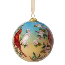 Birds of America Hand-Painted Glass Ornament Set*The Met Store Fashion