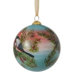 Birds of America Hand-Painted Glass Ornament Set*The Met Store Fashion