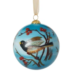 Birds of America Hand-Painted Glass Ornament Set*The Met Store Fashion