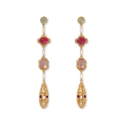 Cascading Gems Drop Earrings*The Met Store Store