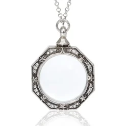 Celestial Octagonal Magnifier Pendant Necklace*The Met Store Fashion