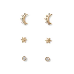 Celestial Symbols Stud Earrings Set*The Met Store Shop
