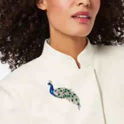 Chelsea Peacock Brooch*The Met Store Flash Sale