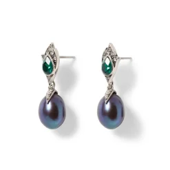 Chelsea Peacock Pearl Drop Earrings*The Met Store New