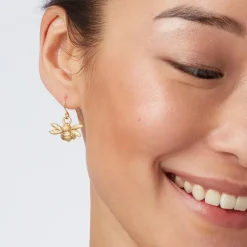 Chinese Bee Drop Earrings*The Met Store Cheap