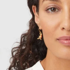 Chinese Bird Drop Earrings*The Met Store Fashion