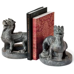 Chinese Guardian Figure Bookends*The Met Store Cheap