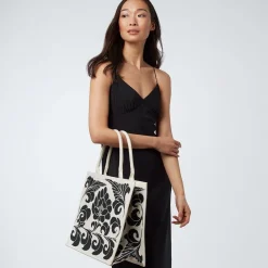 Chinese Peony Oversize Structured Tote*The Met Store Hot