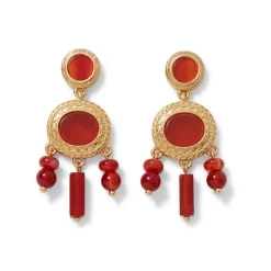 Classical Carnelian Chandelier Earrings*The Met Store Shop