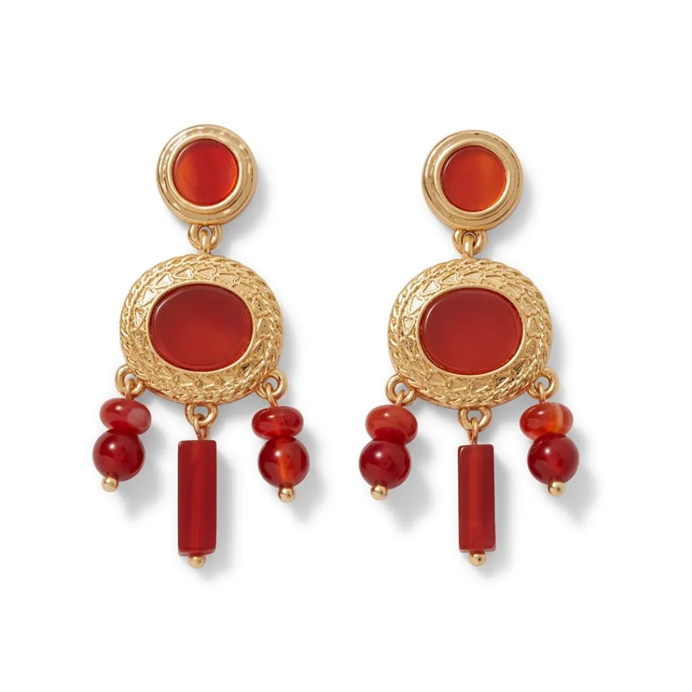 Classical Carnelian Chandelier Earrings*The Met Store Shop