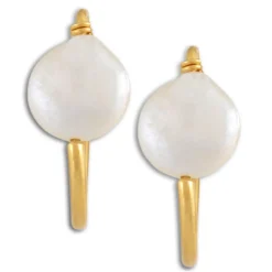 Coin Pearl Earrings*The Met Store Shop