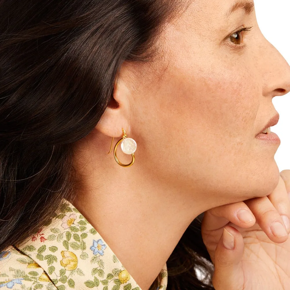Coin Pearl Earrings*The Met Store Shop