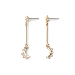 Crescent Moon Drop Earrings*The Met Store Sale