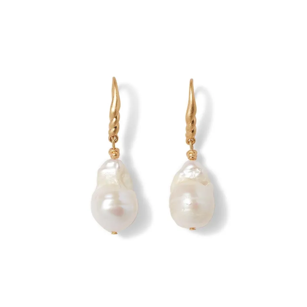 Cypriot Twist Pearl Drop Earrings*The Met Store Shop
