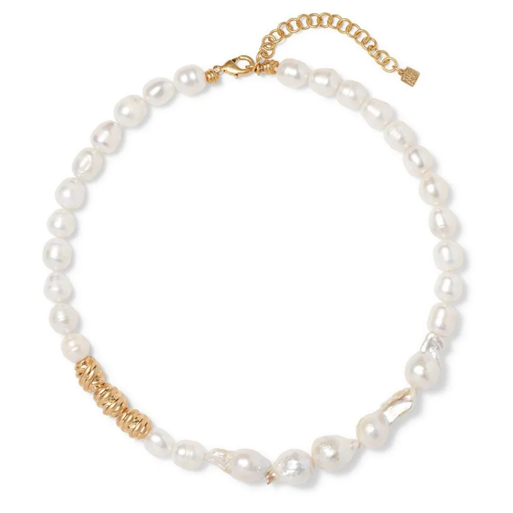 Cypriot Twist Pearl Necklace and Triple-Hoop Earrings Set*The Met Store Discount