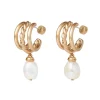 Cypriot Twist Pearl Triple-Hoop Earrings*The Met Store Clearance