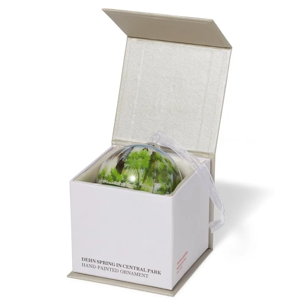 Dehn Spring in Central Park Hand-Painted Glass Ornament*The Met Store Outlet