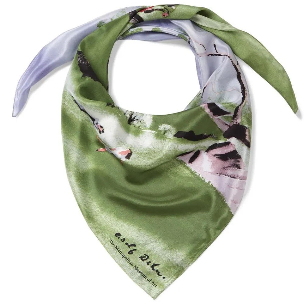 Dehn Spring in Central Park Square Silk Scarf*The Met Store Sale