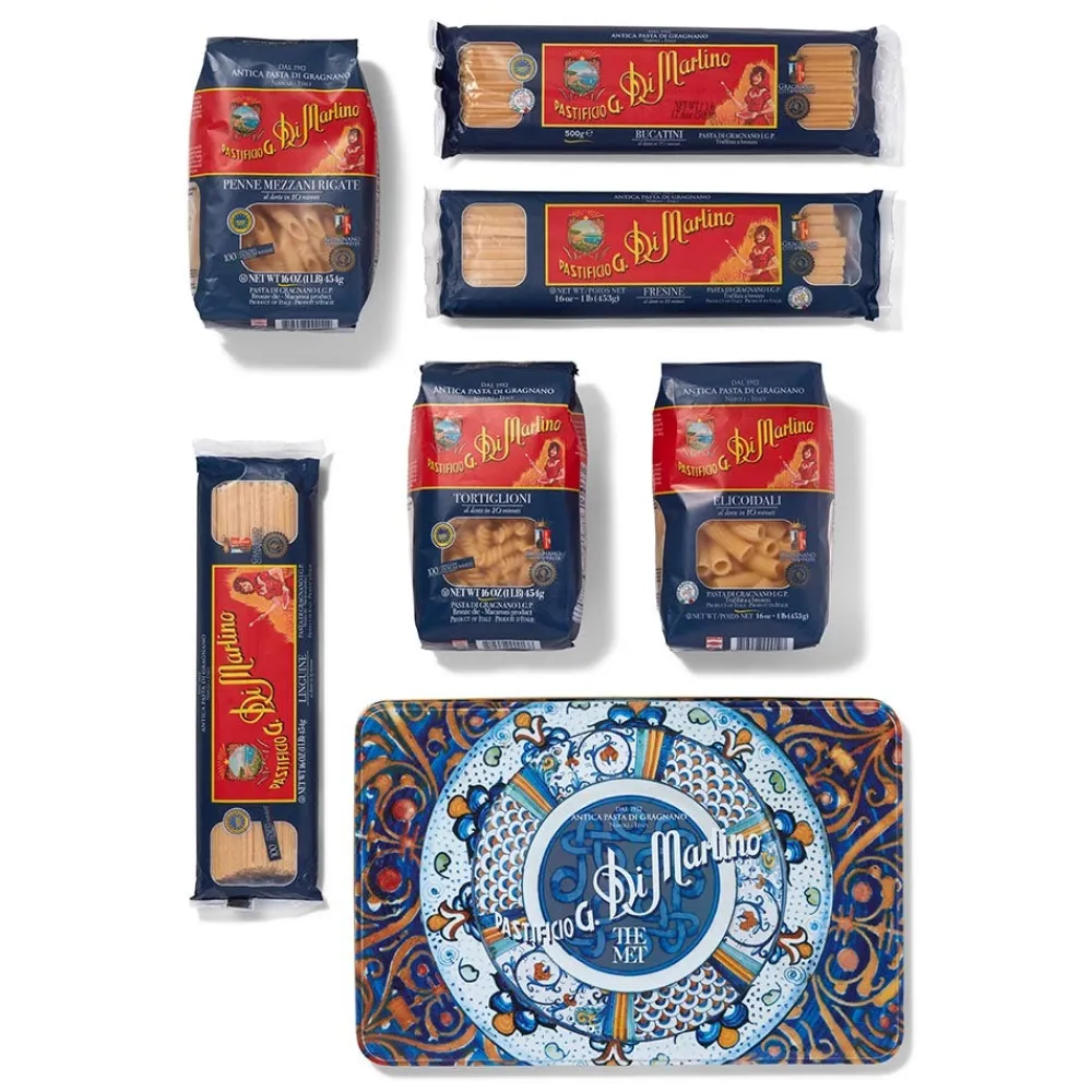 Di Martino Italian Maiolica Assorted Pasta Tin*The Met Store Shop