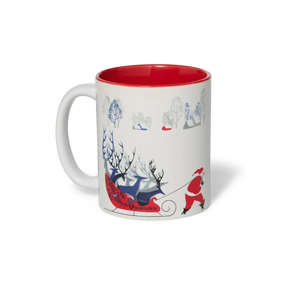 Earle Santa and Deer Mug*The Met Store Shop