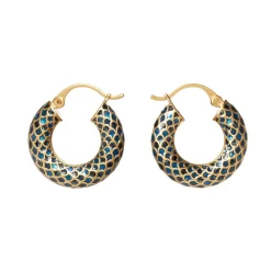 Egyptian Feather Hoop Earrings*The Met Store Clearance