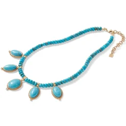 Egyptian Hathor Turquoise Multi-Drop Necklace*The Met Store Cheap
