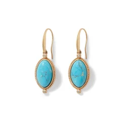 Egyptian Hathor Turquoise Drop Earrings*The Met Store Hot