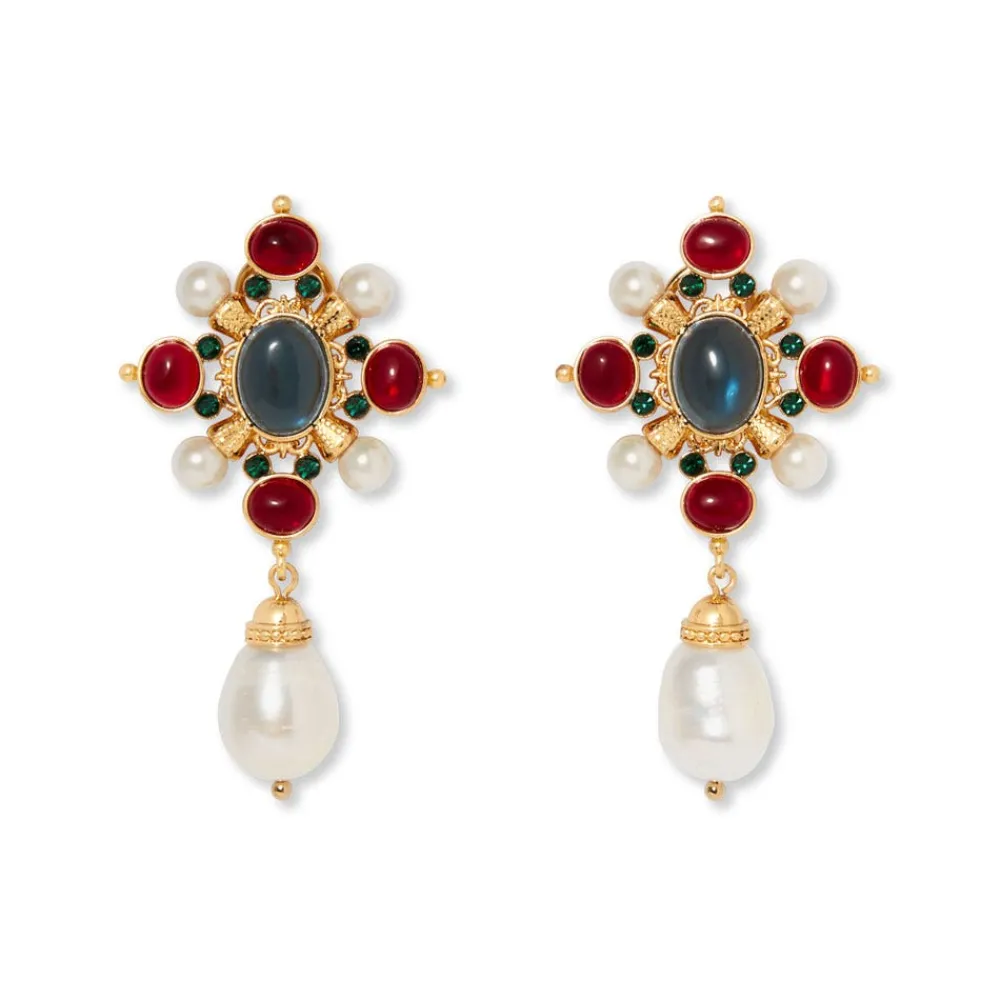 Ellen Jeweled Earrings*The Met Store Best