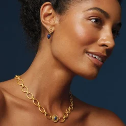 Etruscan Lapis Doorknocker Earrings*The Met Store Best Sale