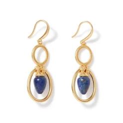 Etruscan Lapis Double-Drop Earrings*The Met Store Flash Sale