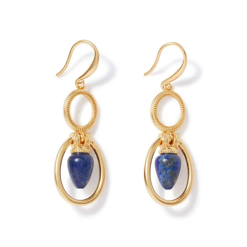 Etruscan Lapis Double-Drop Earrings*The Met Store Flash Sale