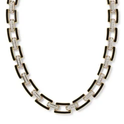 European Buckle Enamel Collar Necklace*The Met Store Store