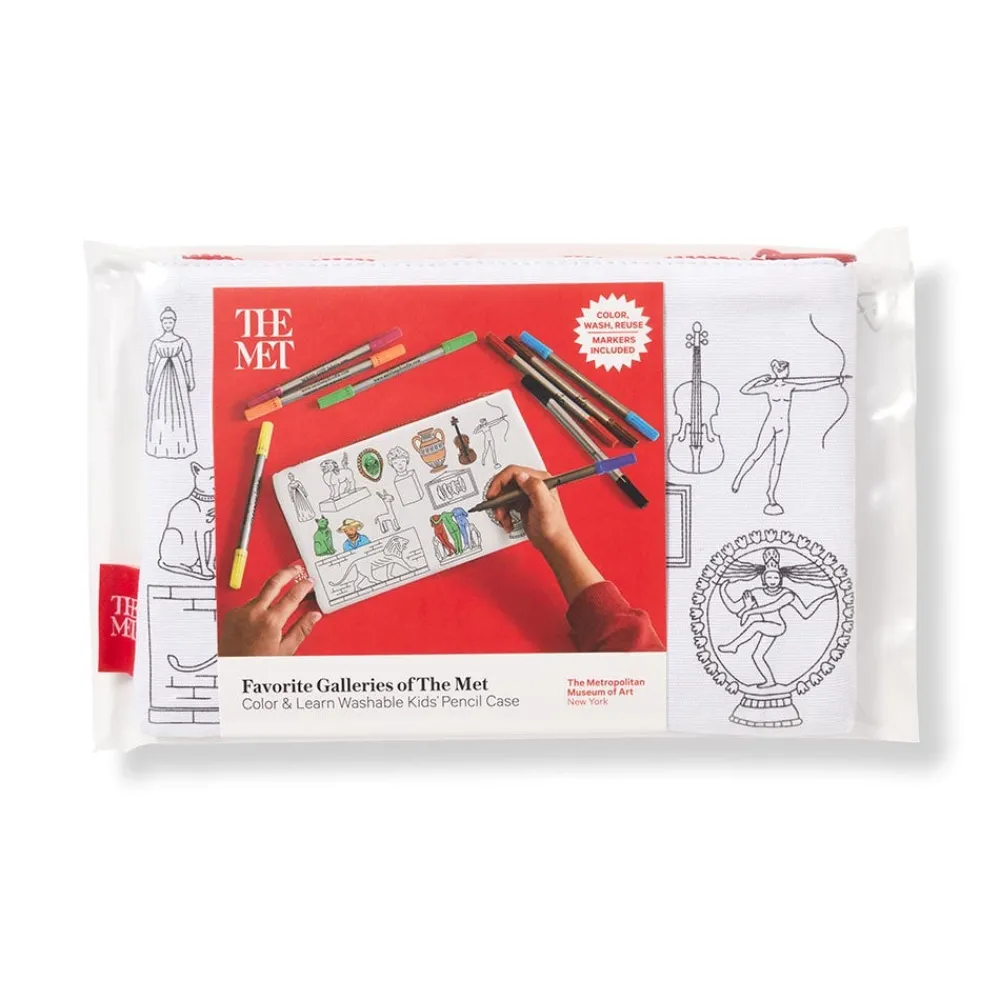 Favorite Galleries of The Met Color & Learn Washable Kids' Pencil Case*The Met Store Store