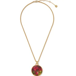 Favrile Tulip Enamel Pendant Necklace*The Met Store Sale