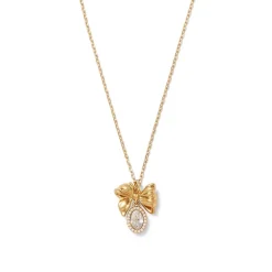 French Wreath Bow Pendant Necklace*The Met Store Shop