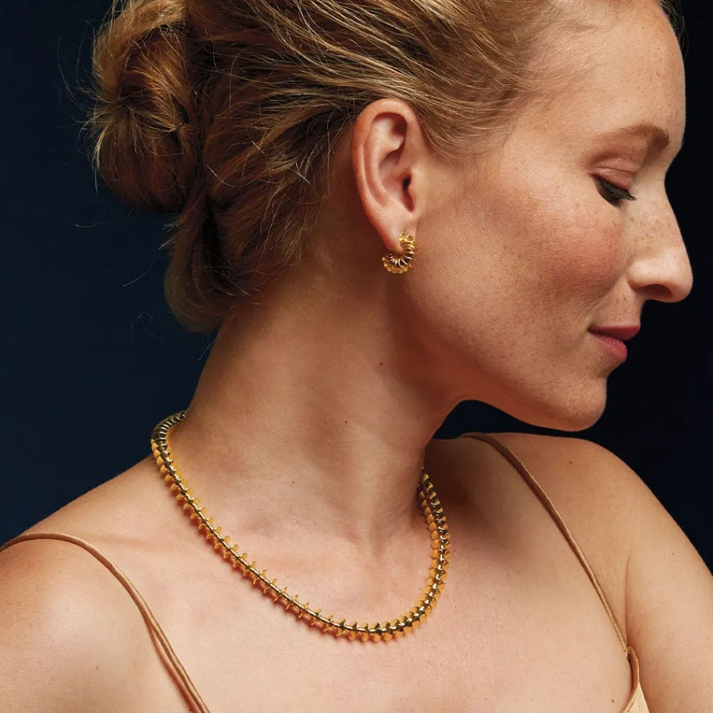 Golden Disc Necklace*The Met Store Best