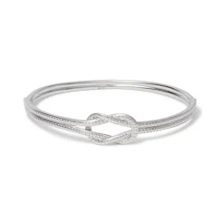 Herakles Knot Hinged Bangle*The Met Store Best
