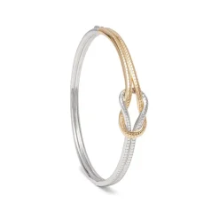 Herakles Knot Hinged Bangle*The Met Store Best