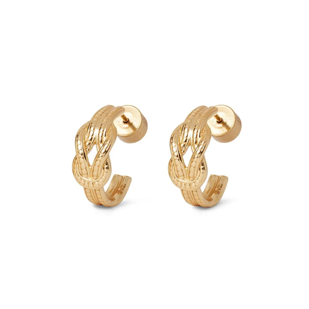 Herakles Knot Hoop Earrings*The Met Store Cheap