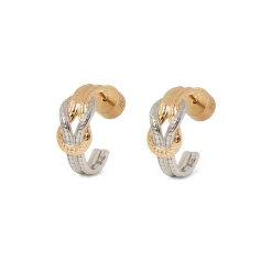 Herakles Knot Hoop Earrings*The Met Store Cheap
