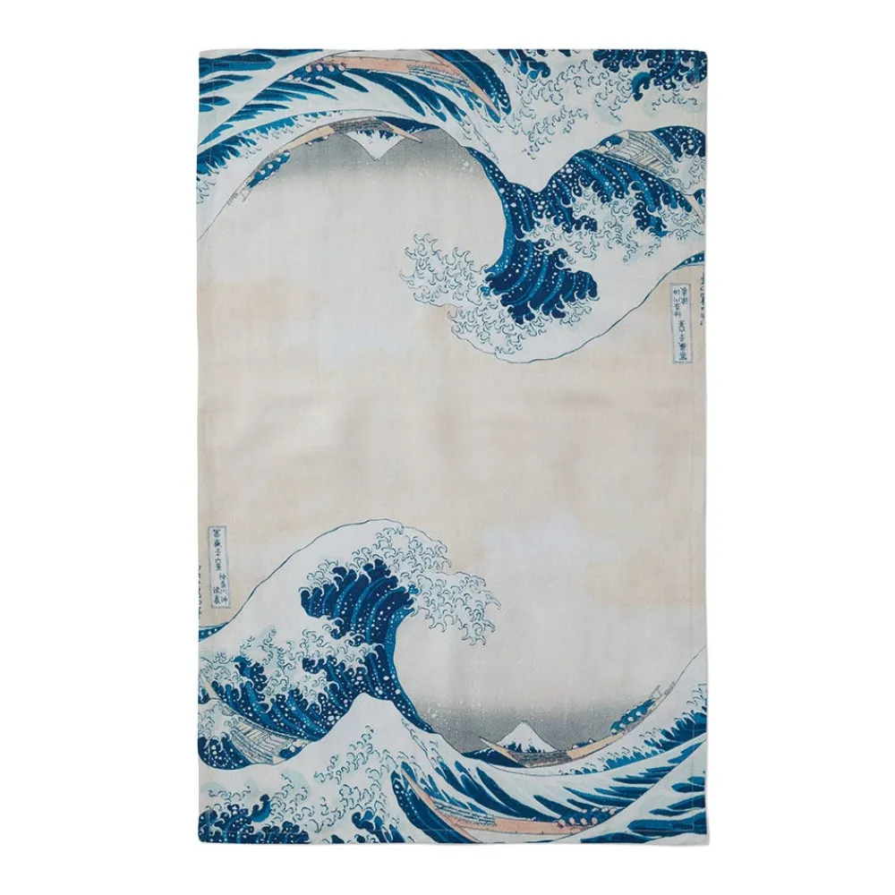 Hokusai Great Wave Tea Towel*The Met Store Discount