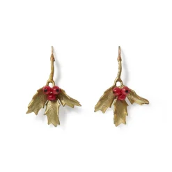 Holly Berry Jade Drop Earrings*The Met Store Store