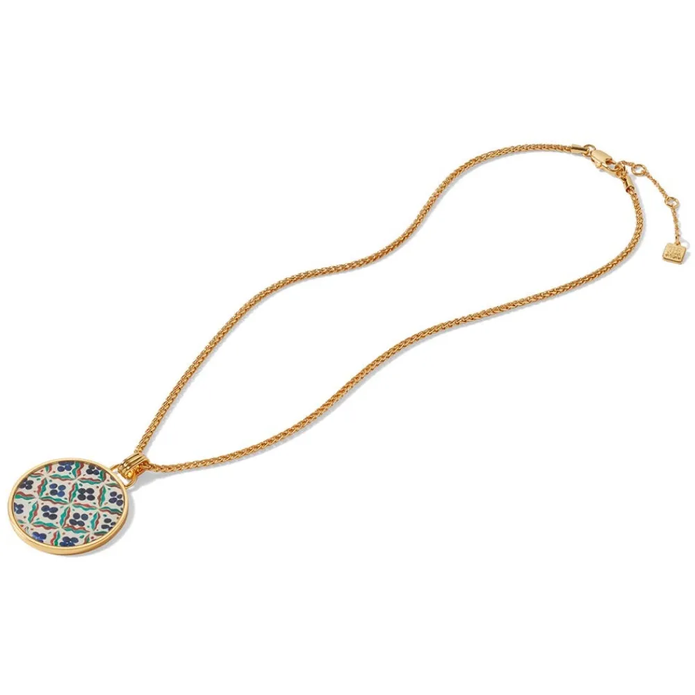 Iznik Cintamani Enamel Pendant Necklace*The Met Store Online